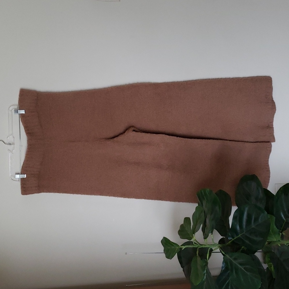 Skims teddy Sherpa pants, tan, women's size 4x/5x
